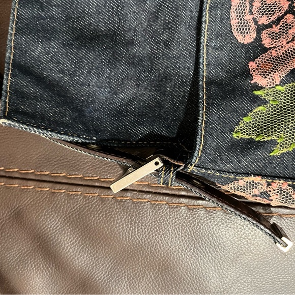 Fendi baguette denim floral vintage - Picture 7 of 16